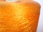 Пряжа оранжевого цвета, вискоза, вес 1.550