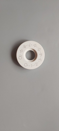 Заглушка для диска щільності с цифровою разміткою для каретки ― Вязалка