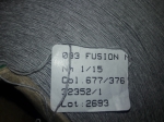 пряжа Fusion 50% хлопок, 50% акрил, серый цвет,Италия